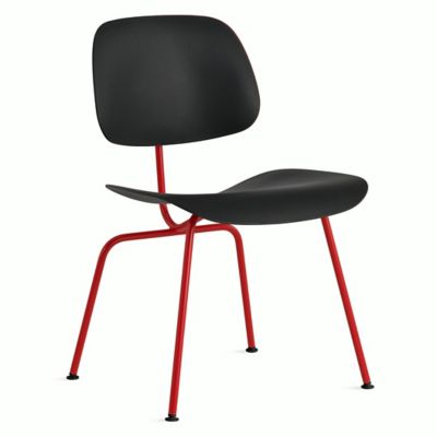 Herman Miller Eames Molded Plastic Dining Chair in Black - Herman Miller Authorized Retailer
