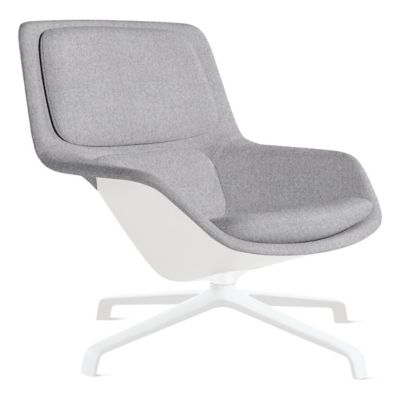 Herman Miller Striad Lounge Chair, 4 Star Swivel in Grey - Herman Miller Authorized Retailer