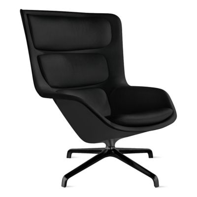 Herman Miller Striad Lounge Chair, 4 Star Swivel in Black - Herman Miller Authorized Retailer