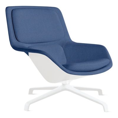 Herman Miller Striad Lounge Chair, 4 Star Swivel in Blue - Herman Miller Authorized Retailer