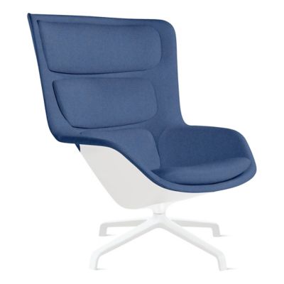 Herman Miller Striad Lounge Chair, 4 Star Swivel in Blue - Herman Miller Authorized Retailer