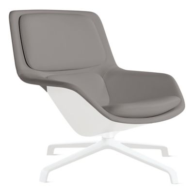 Herman Miller Striad Lounge Chair, 4 Star Swivel in Grey - Herman Miller Authorized Retailer