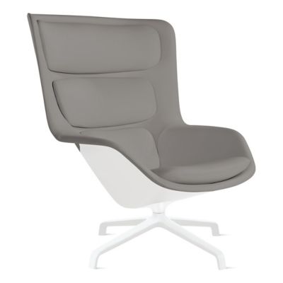 Herman Miller Striad Lounge Chair, 4 Star Swivel in Grey - Herman Miller Authorized Retailer