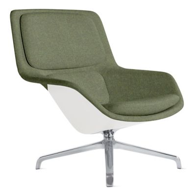 Herman Miller Striad Lounge Chair, 4 Star Swivel in Green - Herman Miller Authorized Retailer