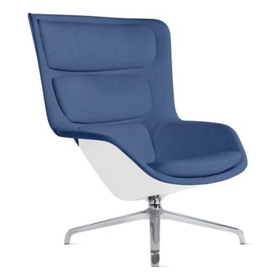 Herman Miller Striad Lounge Chair, 4 Star Swivel in Blue - Herman Miller Authorized Retailer