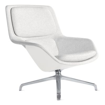 Herman Miller Striad Lounge Chair, 4 Star Swivel in Grey - Herman Miller Authorized Retailer