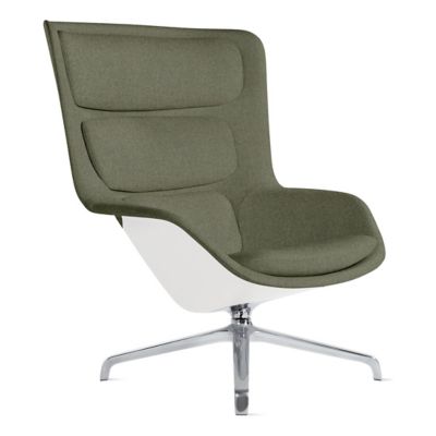 Herman Miller Striad Lounge Chair, 4 Star Swivel in Green - Herman Miller Authorized Retailer