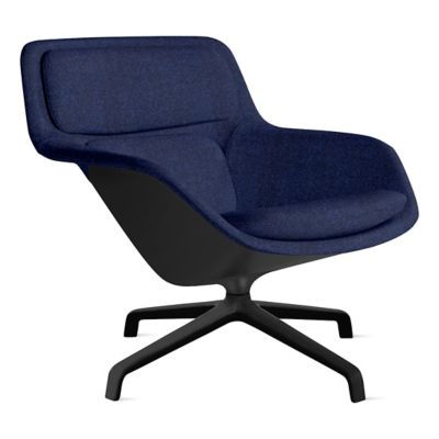 Herman Miller Striad Lounge Chair, 4 Star Swivel in Blue - Herman Miller Authorized Retailer