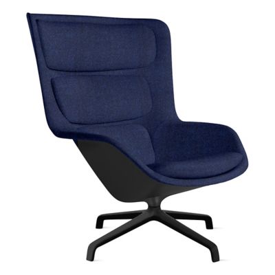 Herman Miller Striad Lounge Chair, 4 Star Swivel in Blue - Herman Miller Authorized Retailer