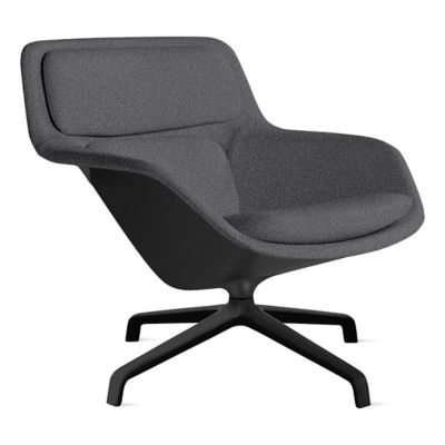 Herman Miller Striad Lounge Chair, 4 Star Swivel in Black - Herman Miller Authorized Retailer