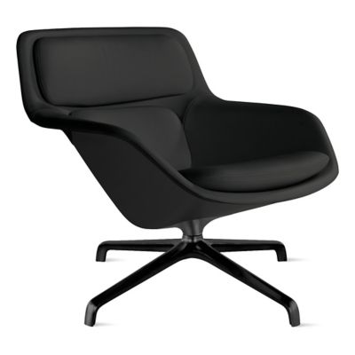Herman Miller Striad Lounge Chair, 4 Star Swivel in Black - Herman Miller Authorized Retailer