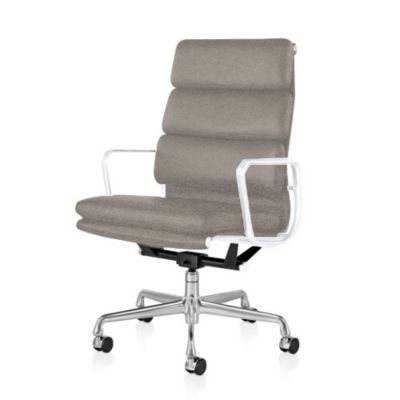 Herman Miller Eames Soft Pad Executive Chair - Color: Grey - EA437PMDL91TI77 - Herman Miller Authorized Retailer