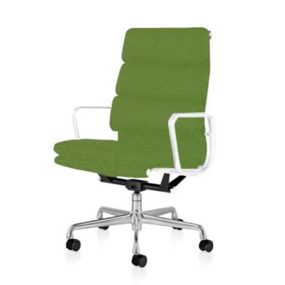 Herman Miller Eames Soft Pad Executive Chair - Color: Green - EA437UDL91TI48 - Herman Miller Authorized Retailer