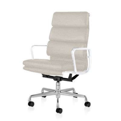 Herman Miller Eames Soft Pad Executive Chair - Color: Grey - EA437UDL91TI78 - Herman Miller Authorized Retailer