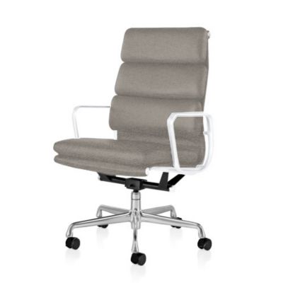 Herman Miller Eames Soft Pad Executive Chair - Color: Grey - EA437UDL91TI77 - Herman Miller Authorized Retailer