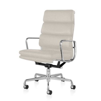 Herman Miller Eames Soft Pad Executive Chair - Color: Grey - EA437MDLLTI78 - Herman Miller Authorized Retailer