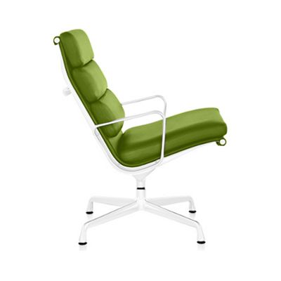 Herman Miller Eames Soft Pad Lounge Chair - Color: Green - EA41691TI48 - Herman Miller Authorized Retailer