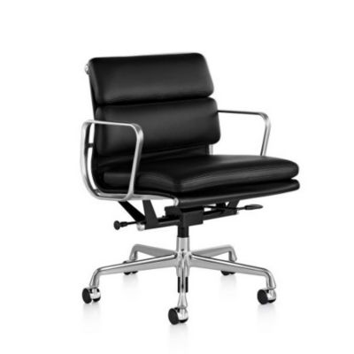 Herman Miller Eames Soft Pad Management Chair in Black - Herman Miller Authorized Retailer