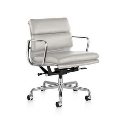Herman Miller Eames Soft Pad Management Chair in White - Herman Miller Authorized Retailer