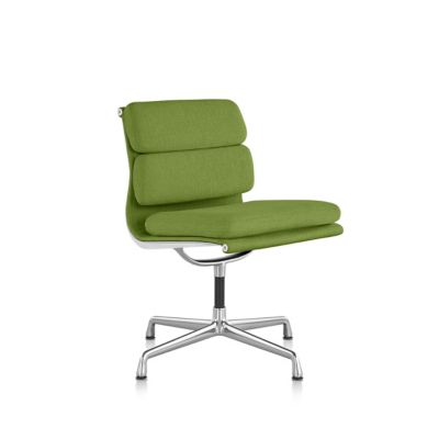 Herman Miller Eames Soft Pad Side Chair - Color: Black - EA408SLTI29 - Herman Miller Authorized Retailer