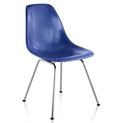 Eames Molded Fiberglass Side Chair with 4-Leg Base