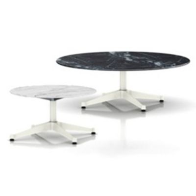 Eames Round Occasional Tables with Contract Base, Outdoor