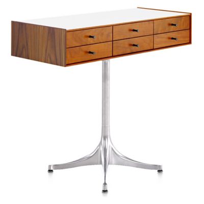 Herman Miller Nelson 6-Drawer Miniature Chest with Base - Color: Brown - NC556US98BKL - Herman Miller Authorized Retailer