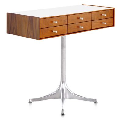 Herman Miller Nelson 6-Drawer Miniature Chest with Base - Color: Brown - NC556US98LL - Herman Miller Authorized Retailer