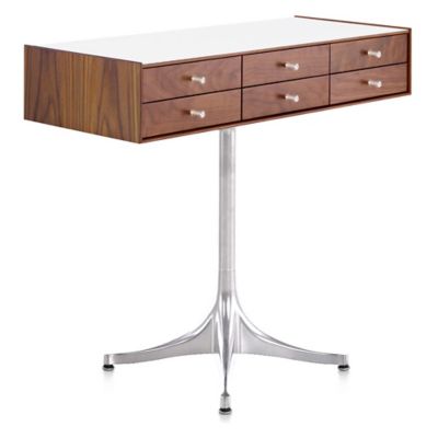 Herman Miller Nelson 6-Drawer Miniature Chest with Base - Color: Brown - NC556RT98LL - Herman Miller Authorized Retailer