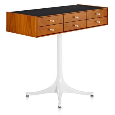Herman Miller Nelson 6-Drawer Miniature Chest with Base - Color: Wood tones - NC556OTBKL98 - Herman Miller Authorized Retailer