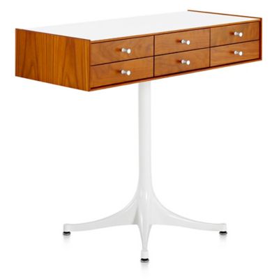 Herman Miller Nelson 6-Drawer Miniature Chest with Base - Color: Wood tones - NC556OT989898 - Herman Miller Authorized Retailer