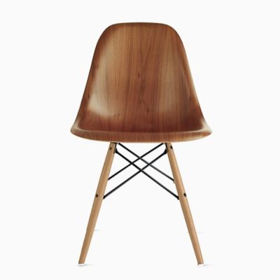 Herman Miller Eames Molded Wood Side Chair with Dowel-Leg Base - Color: Wood tones - DWSW.BKULOUE8 - Herman Miller Authorized Retailer