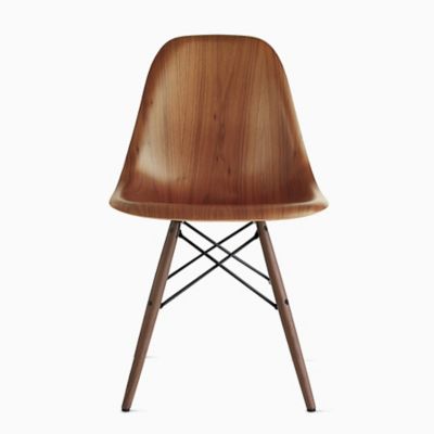 Herman Miller Eames Molded Wood Side Chair with Dowel-Leg Base - Color: Wood tones - DWSW.BKOUOUE8 - Herman Miller Authorized Retailer