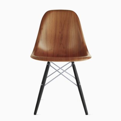 Herman Miller Eames Molded Wood Side Chair with Dowel-Leg Base - Color: Wood tones - DWSW.47ENOUE9 - Herman Miller Authorized Retailer