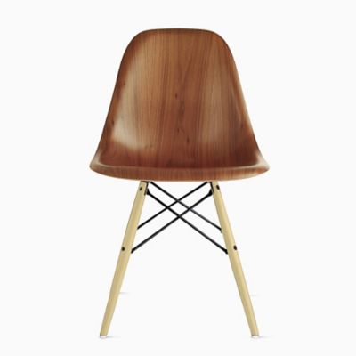 Herman Miller Eames Molded Wood Side Chair with Dowel-Leg Base - Color: Wood tones - DWSW.BKA2OUE9 - Herman Miller Authorized Retailer