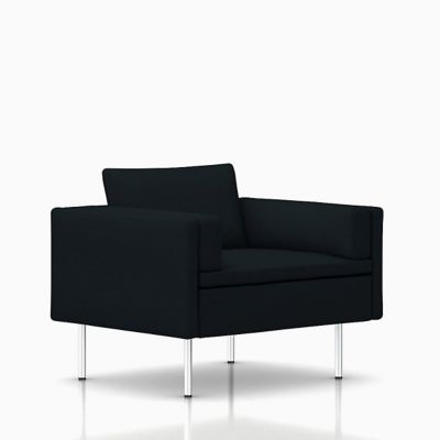 Herman Miller Bolster Club Chair - Color: Blue - AL1C1000SBRS14A26NFR - Herman Miller Authorized Retailer