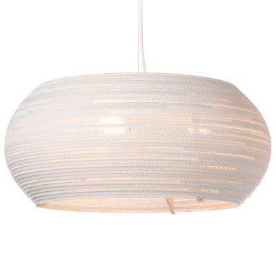 Graypants Scraplights Ohio Pendant Light - Color: White - Size: Small - GP-