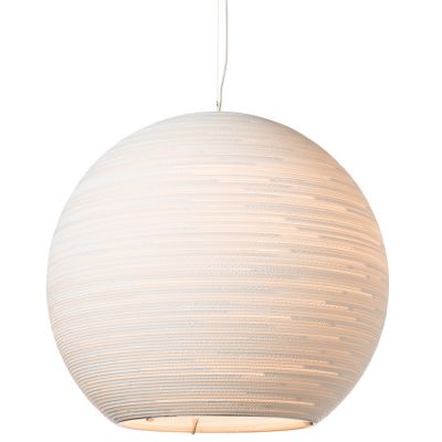 Graypants Scraplights Sun Pendant Light - Color: White - Size: Small - GP-1