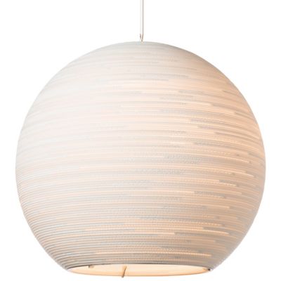 Graypants Scraplights Sun Pendant Light - Color: White - Size: Large - GP-1