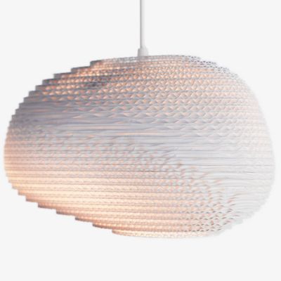 Graypants Scraplights Pebbles Alki Pendant Light - Color: White - Size: 1 l