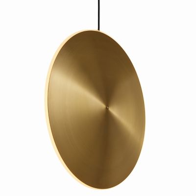 Graypants Chrona LED Vertical Pendant Light - Color: Brass - Size: Large - 