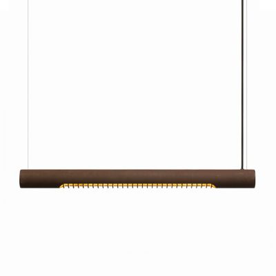 Graypants Roest LED Linear Chandelier Light - Color: Copper - Size: Small -