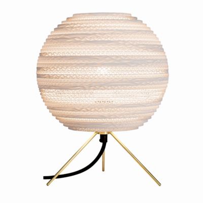 GRP2078207 Graypants Scraplights Moon Table Lamp - Color: Whi sku GRP2078207