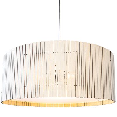 Graypants Kerflights Drum Pendant Light - Color: White - Size: 33 - GP-5