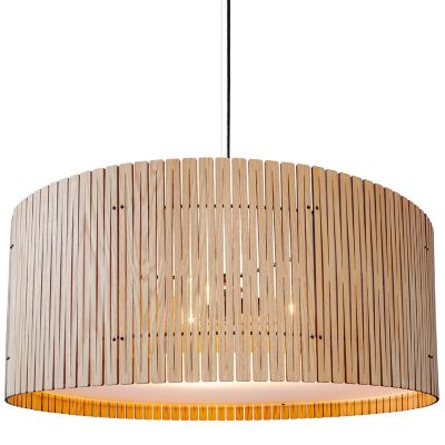 Graypants Kerflights Drum Pendant Light - Color: Brown - Size: 33 - GP-5