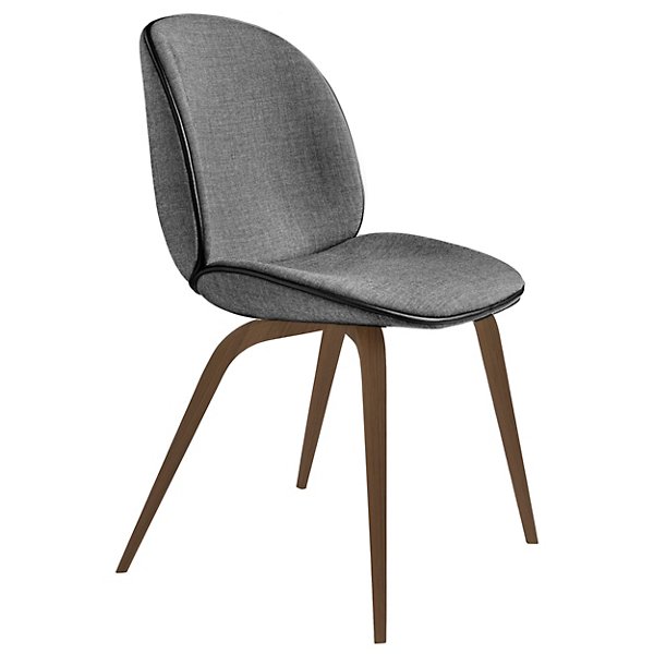 Gubi Beetle Upholstered Dining Chair Wood Base 26011003462 ...