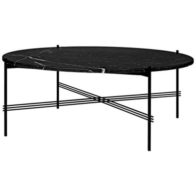 GUB2192572 GUBI TS Round Coffee Table - Color: Black - Size:  sku GUB2192572