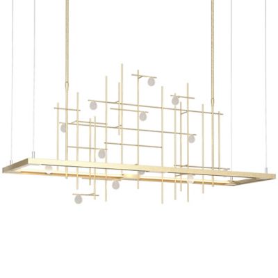 HBF2094089 Hubbardton Forge Spring LED Linear Chandelier Ligh sku HBF2094089