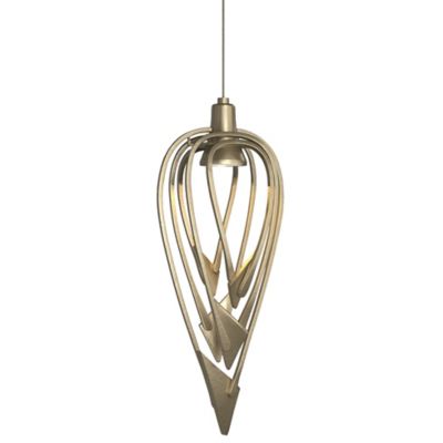 Hubbardton Forge Amulet Mini Pendant Light - Color: Gold - Size: 1 light - 