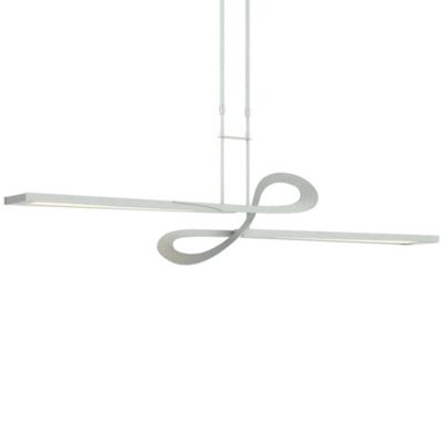 Hubbardton Forge Switchback LED Linear Chandelier Light - Color: Polished -